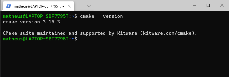 install cmake msys